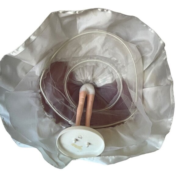 Artmark 1977 Boudoir 15" Big Eyes Christmas Doll Red Dress Victorian Vtg Korea - Picture 11 of 16